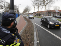 Verkeerscontrole politie Merwedestraat Dordrecht