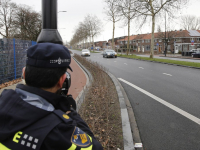 Verkeerscontrole politie Merwedestraat Dordrecht