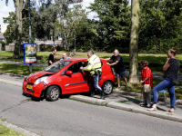 Met de schrik vrij na dubbele botsing Galileïliaan Dordrecht