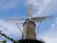 Molen in feeststemming Dordrecht