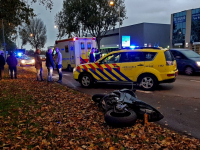 motorrijder gewond bij ongeluk