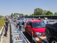 Kop-staartbotsing Randweg N3 Dordrecht