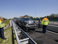 Kop-staartbotsing Randweg N3 Dordrecht