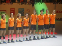 20162810 Wederom Nederland tegen Belgie in EK korfbalfinale Dordrecht Tstolk 003