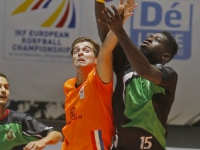 20162810 Wederom Nederland tegen Belgie in EK korfbalfinale Dordrecht Tstolk 004