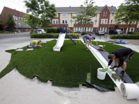 Nieuw speeltoestel HF Tollensstraat Dordrecht