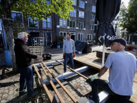 Nieuw terras voor Café Merz Korte Kalkhaven