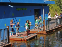 Spetterende opening van nieuw trekvlot bij Weizigt