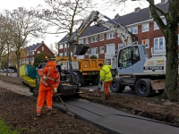 20162411 Aanleg nieuw voetpad Van Baerlestraat Dordrecht Tstolk 002