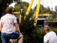 Eerste beweegbare nieuwe deel Wantijdbrug Dordrecht