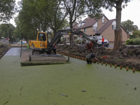 Nieuwe damwanden geplaatst Hoofdland Zwijndrecht