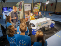 Feestelijke opening gymzaal De Bazuin Zwijndrecht