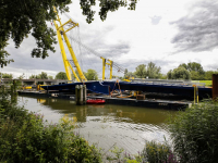 Inhijsen eerste beweegbare deel Wantijbrug Dordrecht