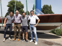 Sirio Barone boot te water De Graaff Watersport Dordrecht