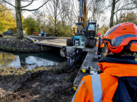 Gestart met werkzaamheden ondergronds gaasscherm tegen bevers De Merwelanden Dordrecht