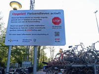 Opgelet Fietsendieven actief NS Station Dordrecht