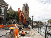 Lange Geldersekade maanden afgesloten voor verkeer Dordrecht