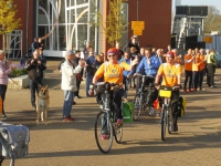 20160405 Passaat-atleten rennen naar Duitse zustergemeente Papendrecht Tstolk