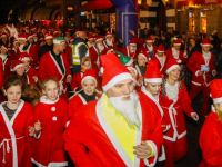 Zevende editie SantaRun Scheffersplein Dordrecht