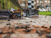Vuurwerk afval Dordrecht