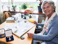 Rie Mazure (82) was driemaal jurylid op de Olympische Spelen Dordrecht