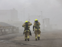 Rook van schootbrand veroorzaakt veel overlast Zeehaven Dordrecht