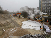 Werkzaamheden aan viaduct Simon de Danserweg Dordrecht