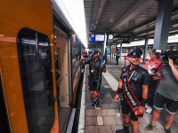 Roze Maandag van start met de Roze Maandag Express Centraal station Dordrecht