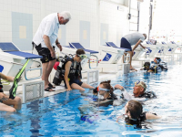 Duikclinic scholieren van Insula College Dordrecht