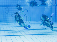 Duikclinic scholieren van Insula College Dordrecht