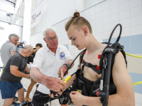 Duikclinic scholieren van Insula College Dordrecht