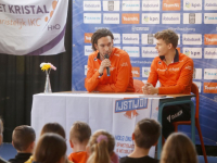 kidspersconferentie Shorttrackrijders Het Kristal Dordrecht