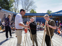 Opening schoolplein IKC De Regenboog locatie Volkerakweg Dordrecht