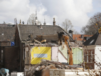 Sloop kromhout in volle gang Dordrecht