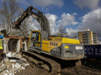 Oude mortuarium Parkhuis tegen de vlakte Dordrecht