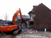 20172701 Laatste woningen Papendrechtsestraat worden gesloopt Dordrecht Tstolk 001