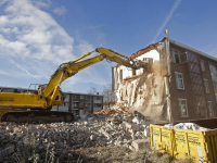 Drie van de vier portiekflats aan Patersweg gesloopt Dordrecht