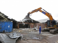 20170108 Sloopwerkzaamheden gestart voormalig tuincentrum Pap Dordrecht Tstolk