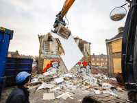 17012022-Trivire-gestart-met-sloop-van-84-sociale-huurwoningen-Witte-Dorp-Dordrecht-Stolkfotografie