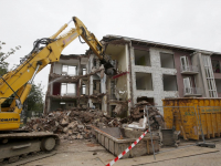 Stukje historie gesloopt Wouwstraat Dordrecht