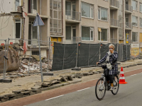 Laatste portiekflat bijna gesloopt MH Trompweg Dordrecht