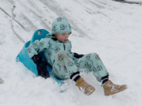 Sneeuwpret Leerparkpromenade Dordrecht Tstolk