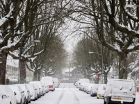 Straten vol met sneeuw Dordrecht