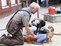 Afsluiting zomerschool met roofvogeldemonstratie Basisschool De Wereldwijzer Dordrecht