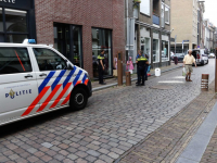 Stadsbus op poller Dordrecht