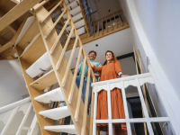 Eigenaren Christa\'s Cookies open aan Steegoversloot Stadshotel Dordrecht