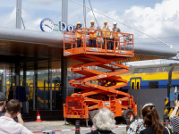 Start bouw fietsenstalling parkzijde station Dordrecht