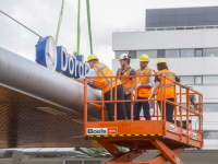 Start bouw fietsenstalling parkzijde station Dordrecht