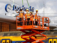 Start bouw fietsenstalling parkzijde station Dordrecht