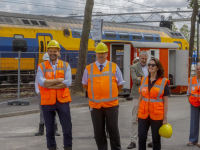 Start bouw fietsenstalling parkzijde station Dordrecht